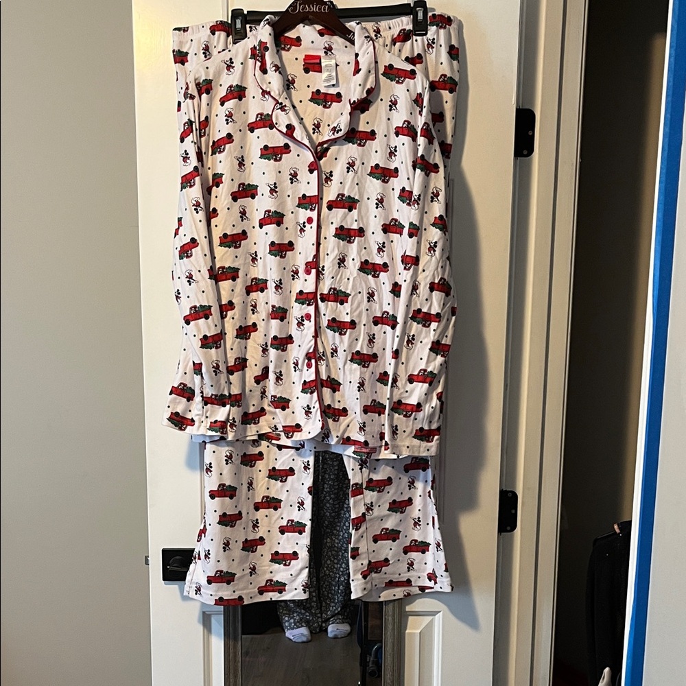 Disney Red and White Pajama Set